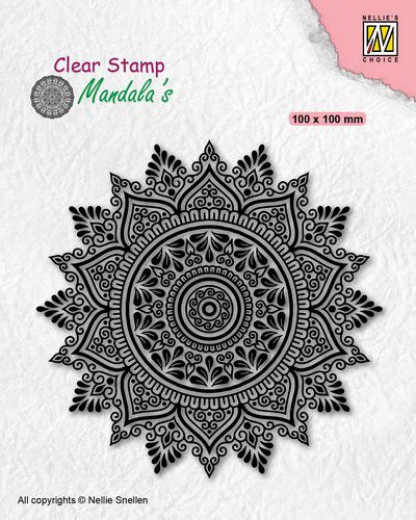 Mandala Clear Stamps -  Sonnenblume - 2