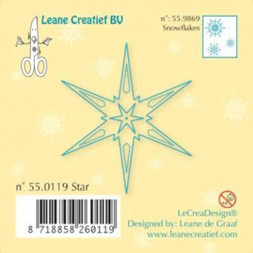 LeCrea Clear Stamps - Star