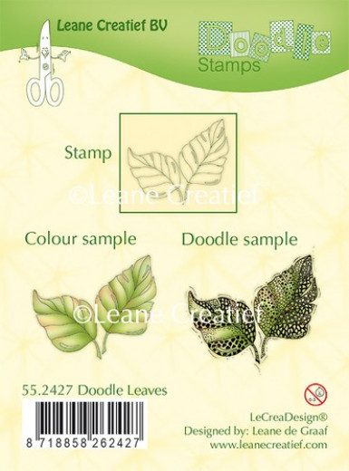 LeCrea Clear Stamps - Doodle Blätter