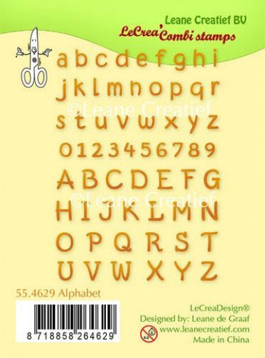 LeCrea Clear Stamps - Alphabet + Ziffer