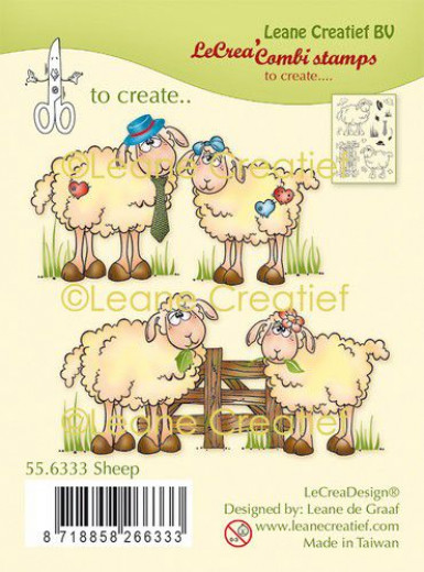 LeCrea Clear Stamps - Schafe