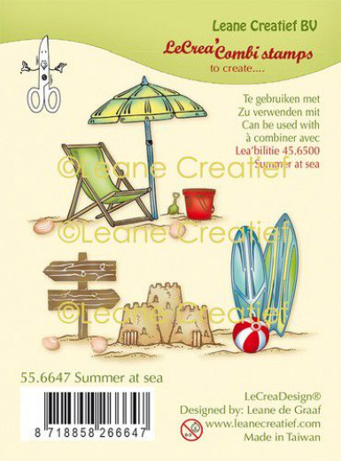 LeCrea Clear Stamps - Kombi Sommer an See