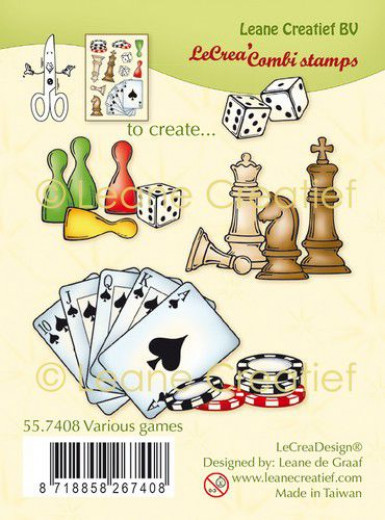 LeCrea Clear Stamps - verschiedene Spiele