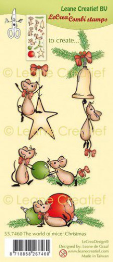 LeCrea Clear Stamps - The world of Mice Weihnachten