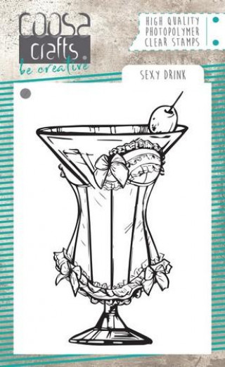 COOSA Crafts Clear Stamps - Sexy Drink