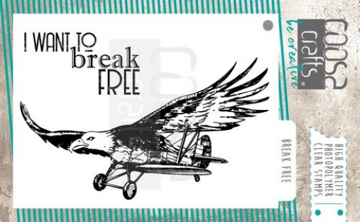 Coosa Crafts Clear Stamps - Break Free