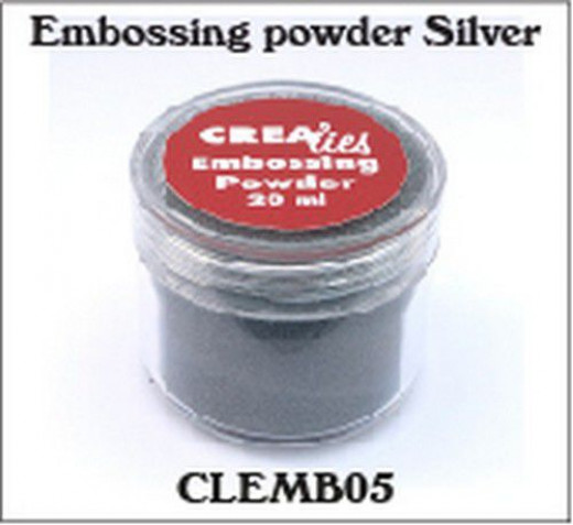 Crealies Embossingpulver - Silber
