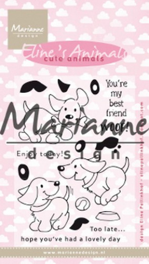 Clear Stamps - Elines Cute Animals Puppies
