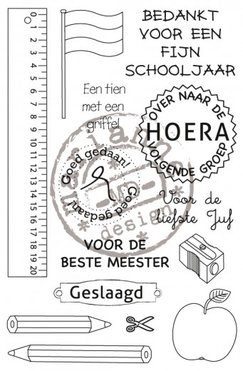 Clear Stamps - School Stamps (NL)