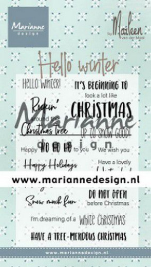 Clear Stamps - Marleens Hello Winter (ENG)