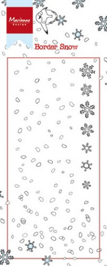 Clear Stamps - Border Snow