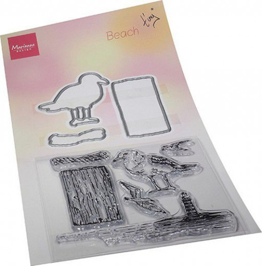 Clear Stamps and Die Set - Tinys Strand