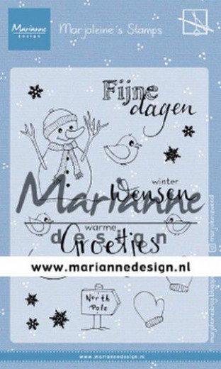Clear Stamps - Marjoleines Schneemann