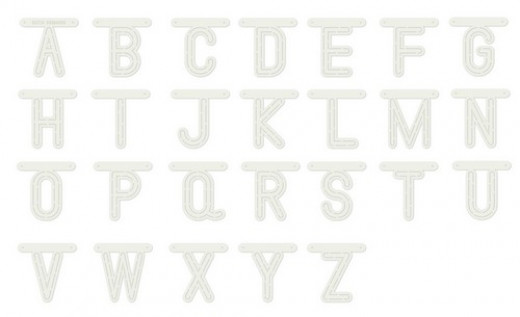Dutch Stencil Art - Alphabet A-Z