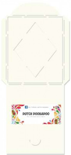 Dutch Envelop Art Schablone - Quadrat mit Diamant