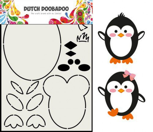 Dutch Card Art - Built up Pinguin
