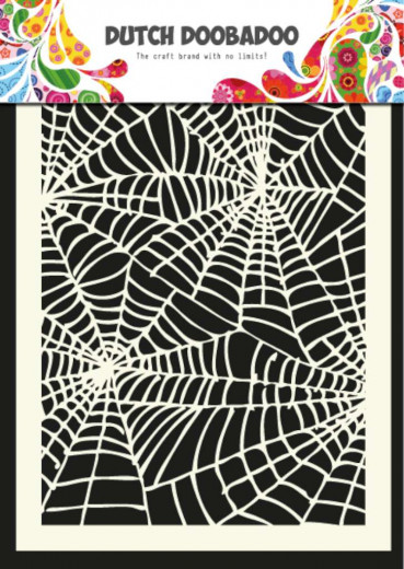 Dutch Mask Art Schablone - Spider Web