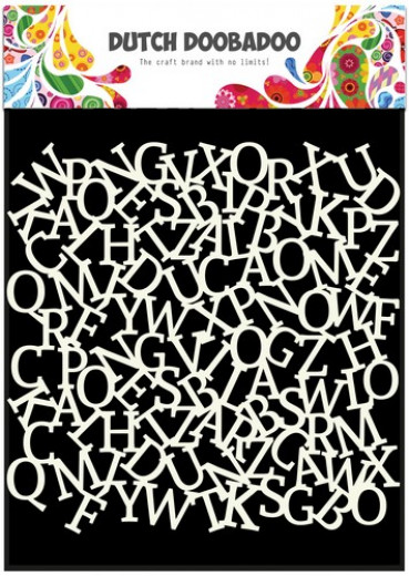 Dutch Mask Art Schablone - Alphabet Hintergrund