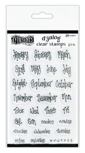 Dylusions Dyalog + Clear Stamp Set - Blind Date