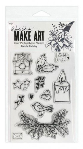 Wendy Vecchi Clear Stamps - Doodle Holiday