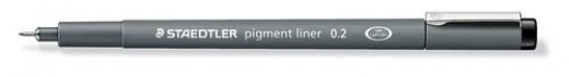 Staedtler Pigment Liner Fineliner 0,2 mm schwarz