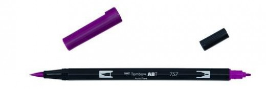 Tombow ABT Dual Brush Pen - port red