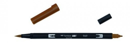 Tombow ABT Dual Brush Pen - chocolate