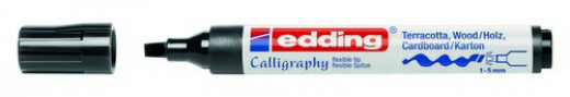 edding-1455 Calligraphy Marker flexibel schwarz