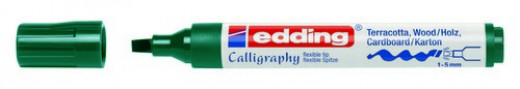 edding-1455 Calligraphy Marker flexibel flaschengrün