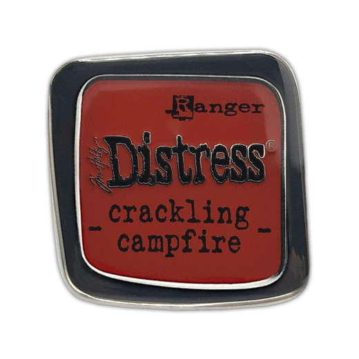 Tim Holtz Distress - Enamel Collector Pin - Crackling Campfire
