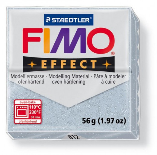 Fimo Effect - glitter silber