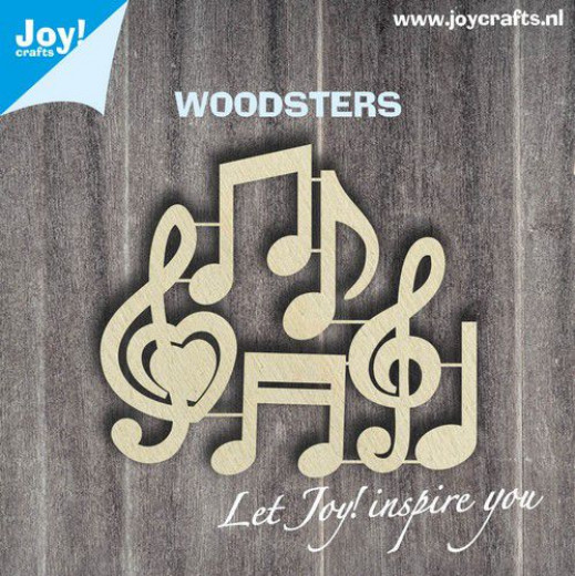 JoyCrafts Woodsters - Musiknoten