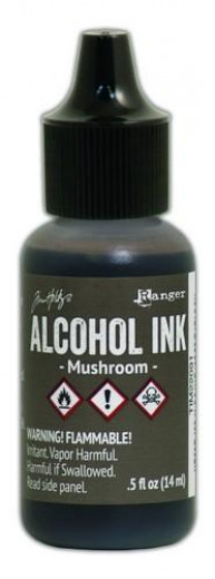 Alcohol Ink - Mushroom