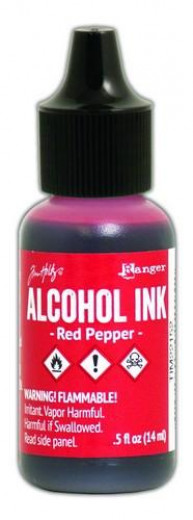 Alcohol Ink - Red Pepper