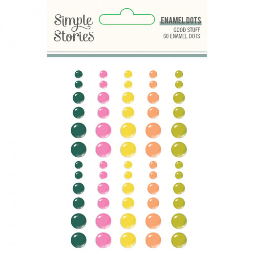 Simple Stories Enamel Dots - Good Stuff