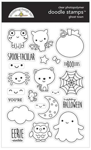 Doodle Clear Stamps - Ghost Town