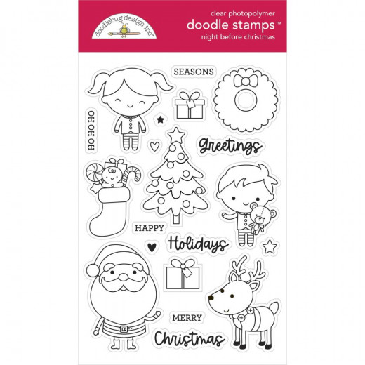 Doodle Clear Stamps - Night Before Christmas