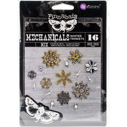 Mechanicals Metal Embellishments - Winter Trinkets