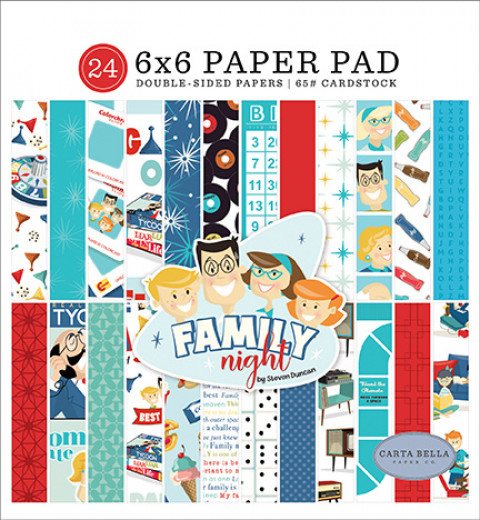 Family Night 6x6 Paper Pad