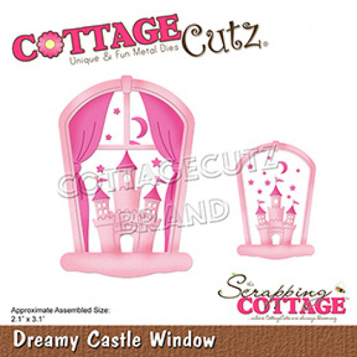 CottageCutz Dies - Dreamy Castle Window