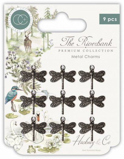 Metal Charms - The Riverbank Dragonfly