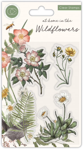 Clear Stamps - At Home in the Wildflowers Flora