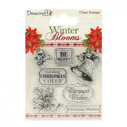 Clear Stamps -  Winter Blooms Holly and Bells
