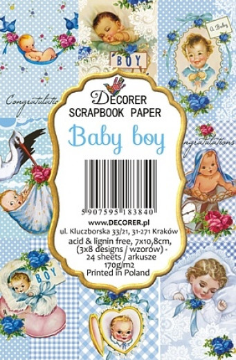 Baby Boy Mini Paper Pack