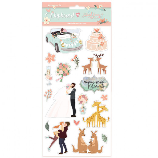 Stamperia Chipboard - Wedding Subjects