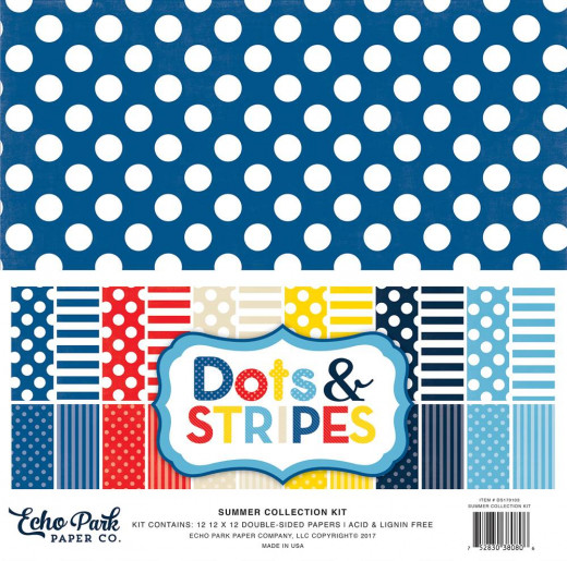 Summer Dots and Stripes Collection Kit