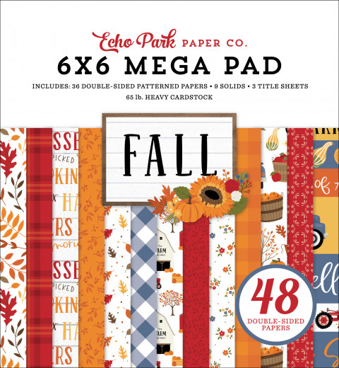 Fall 6x6 Mega Paper Pad