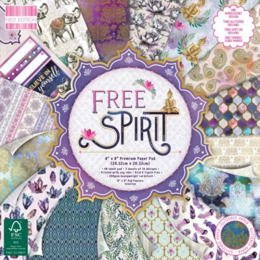 Free Spirit 8x8 Paper Pad