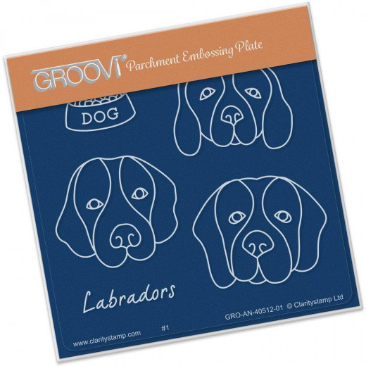 Groovi Labradors A6 Plate