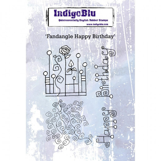 Rubber Stamps - Fandangle Happy Birthday